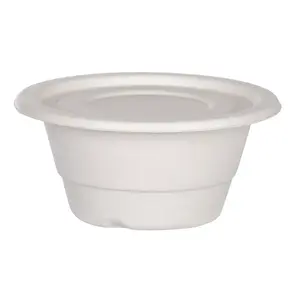 przykrywka dla pojemnika na zupę z trzciny cukrowej 340-350ml